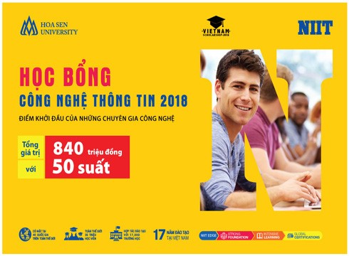 Học viện NIIT của Ấn Độ dành tặng 50 suất học bổng cho các sinh viên Việt Nam (ảnh: HSU)