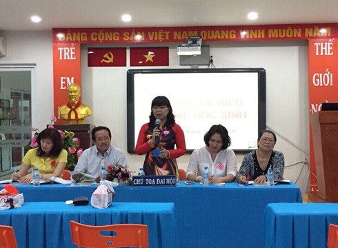 Một buổi họp Ban đại diện cha mẹ học sinh Trường tiểu học Lạc Long Quân, quận 11 (ảnh minh họa: K.H)