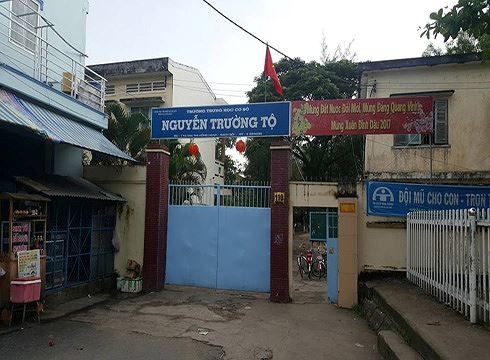 Trường trung học cơ sở Nguyễn Trường Tộ, thành phố Rạch Giá, Kiên Giang (ảnh: P.L)