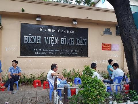 Bệnh viện Bình Dân ở đường Điện Biên Phủ, quận 3, Thành phố Hồ Chí Minh (ảnh: P.L)