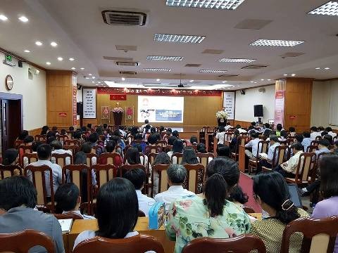 Hội nghị chia sẻ kinh nghiệm tổ chức tiết học ngoài nhà trường của Thành phố Hồ Chí Minh (ảnh: P.L)