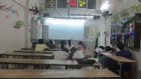 Dạy thêm học thêm không phép vẫn đang rất tràn lan ở Thành phố Hồ Chí Minh (ảnh: P.L)