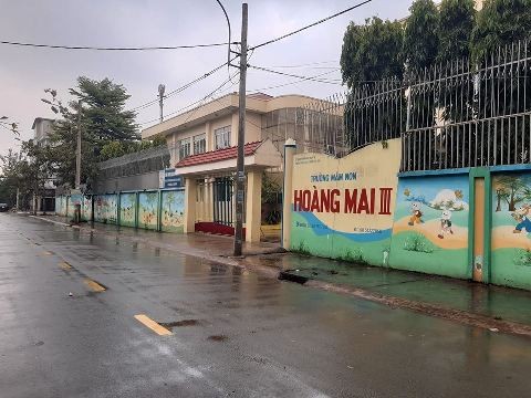 Trường mầm non Hoàng Mai 3, phường 7 - quận 8, Thành phố Hồ Chí Minh (ảnh: P.L)