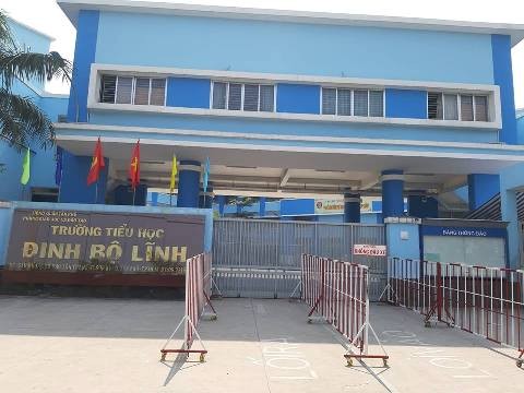Trường tiểu học Đinh Bộ Lĩnh, phường Sơn Kỳ, quận Tân Phú (ảnh: P.L)