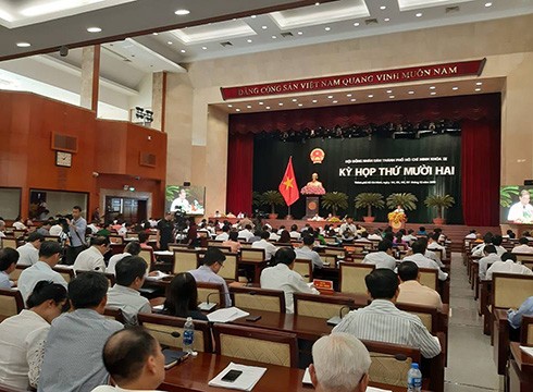 Kỳ họp lần thứ 12, Hội đồng nhân dân Thành phố Hồ Chí Minh khóa IX (ảnh: P.L)