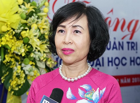 Giáo sư Mai Hồng Quỳ, Hiệu trưởng Trường Đại học Hoa Sen, Thành phố Hồ Chí Minh (ảnh: P.L)