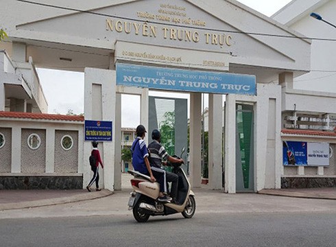 Trường trung học phổ thông Nguyễn Trung Trực, Rạch Giá, Kiên Giang (ảnh: CTV)