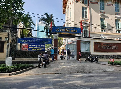Trường trung học cơ sở Võ Trường Toản, quận 1, Thành phố Hồ Chí Minh (ảnh: P.L)