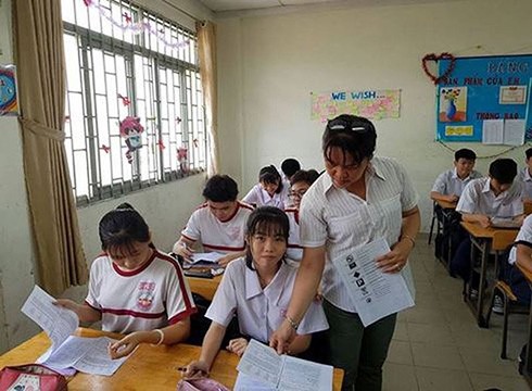 Thành phố Hồ Chí Minh sẽ tổ chức khảo sát trực tuyến kiến thức của toàn bộ học sinh lớp 7 (ảnh minh họa: P.L)