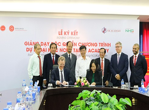 Tập đoàn Nguyễn Hoàng ký kết hợp tác với BSCW vào ngày 14/3/2019 (ảnh: NHG)