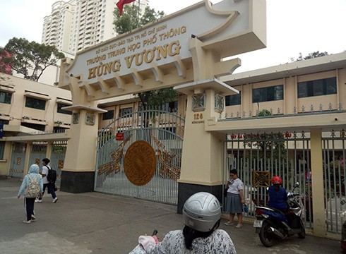 Trường trung học phổ thông Hùng Vương, quận 5, Thành phố Hồ Chí Minh (ảnh: P.L)
