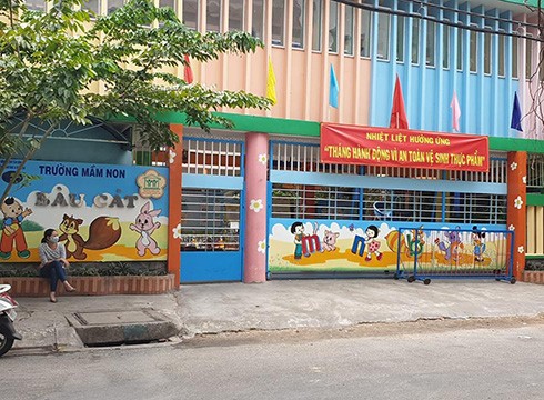 Trường mầm non Bàu Cát, phường 14 - quận Tân Bình, Thành phố Hồ Chí Minh (ảnh: P.L)