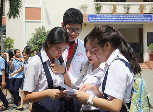 Học sinh Thành phố Hồ Chí Minh sau một kỳ thi tuyển sinh lớp 10 (ảnh minh họa: PLO)