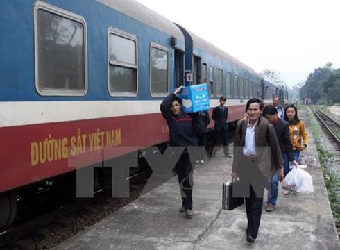Đường sắt Sài Gòn giảm 10% giá vé cho thí sinh đi thi trung học phổ thông quốc gia (ảnh minh họa: TTXVN)
