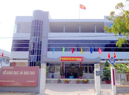Sở Giáo dục và Đào tạo tỉnh Tiền Giang, nơi Dự từng công tác (ảnh: website Sở)