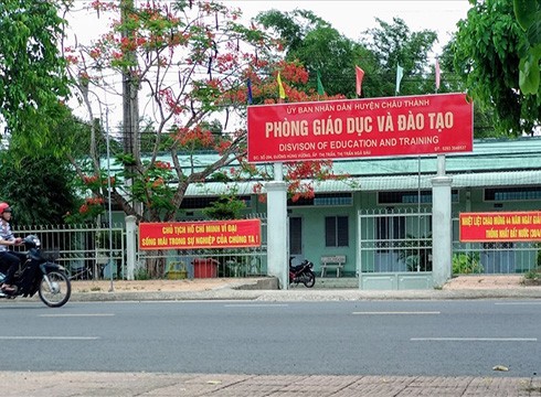 Phòng Giáo dục và Đào tạo huyện Châu Thành, tỉnh Hậu Giang (ảnh: LĐO)