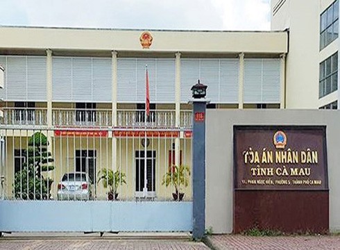 Tòa án nhân dân tỉnh Cà Mau (ảnh: SGGP)
