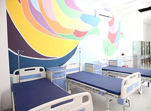 Phòng y tế của IEC Quảng Ngãi (ảnh: NHG)