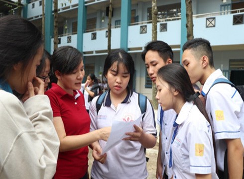 Thí sinh tỉnh Đồng Nai dự kỳ thi trung học phổ thông quốc gia (ảnh: giaoducthoidai.vn)