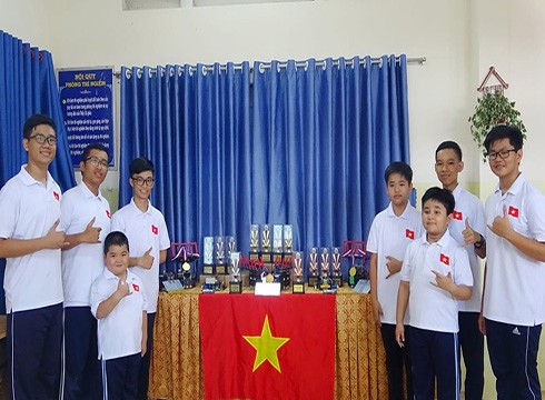 Các thí sinh của huyện Hóc Môn tham dự cuộc thi, đoạt được những giải thưởng cao (ảnh: CTV)