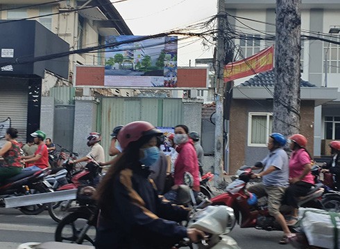 Công trình xây dựng mở rộng trường tiểu học Nguyễn Sơn Hà, quận 3 (ảnh: P.L)