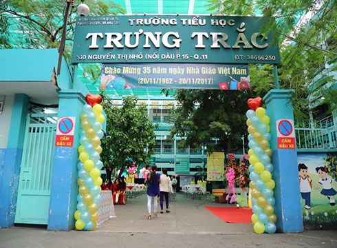 Trường tiểu học Trưng Trắc, quận 11, Thành phố Hồ Chí Minh (ảnh minh họa: FB tên trường Trưng Trắc)