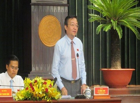 Giám đốc Sở Giáo dục và Đào tạo Thành phố Hồ Chí Minh - ông Lê Hồng Sơn (ảnh: P.L)