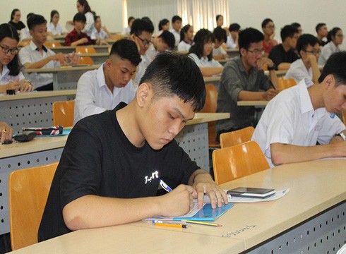 Thí sinh tham dự một kỳ thi đánh giá năng lực của Đại học Quốc gia Thành phố Hồ Chí Minh (ảnh: VNU TPHCM)