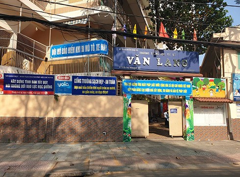 Trường trung học cơ sở Văn Lang, quận 1, Thành phố Hồ Chí Minh (ảnh minh họa: P.L)