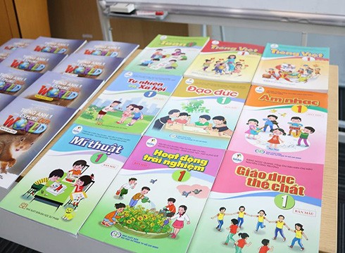 Bộ sách giáo khoa Cánh Diều dành cho học sinh lớp 1 (ảnh: NHG)