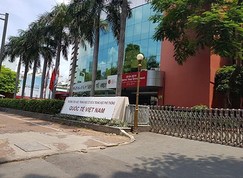 Cơ sở đường 3/2, quận 10 của Trường Dân lập Quốc tế Việt Úc (ảnh: P.L)