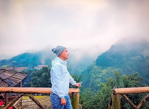 Ngành Du lịch giúp Hoài Phong thỏa mãn niềm đam mê khám phá các vùng đất mới (Ảnh: BVU)