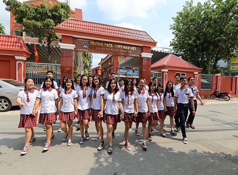 Học sinh của hệ thống Tập đoàn Giáo dục Quốc tế Nam Việt (ảnh minh hoa: CTV)