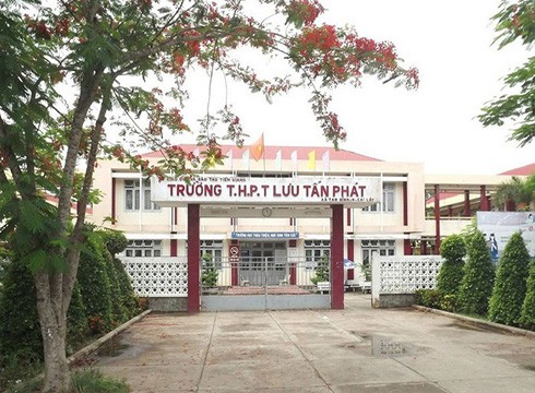 Trường trung học phổ thông Lưu Tấn Phát, tỉnh Tiền Giang (ảnh: trungcapthuysan.edu.vn)
