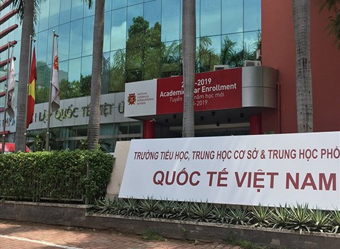 Cơ sở chính trên đường 3/2 của Trường dân lập Quốc tế Việt Úc (ảnh: báo Lao động)