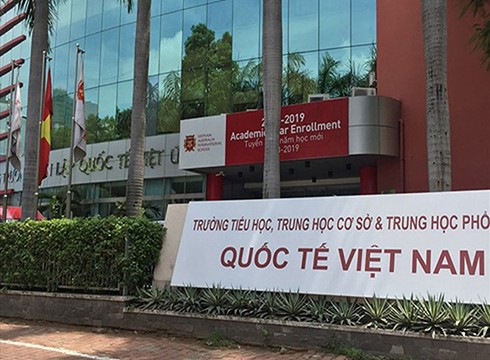 Cơ sở chính của Trường Dân lập Quốc tế Việt Úc (ảnh: Báo Lao Động)