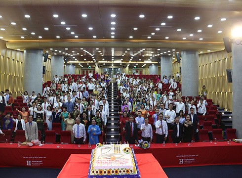 Trường Đại học Quốc tế Hồng Bàng vừa kỷ niệm 23 năm hình thành và phát triển (ảnh: HIU)