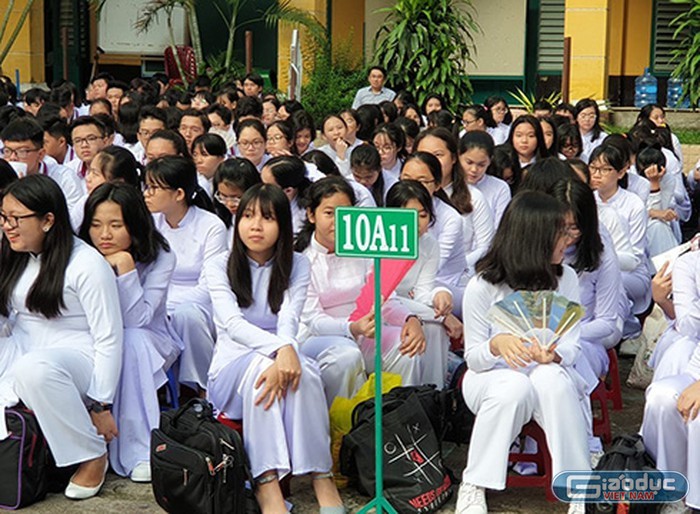 Thành phố Hồ Chí Minh vừa trình 2 phương án tổ chức lễ khai giảng năm học mới (ảnh minh họa: P.L)