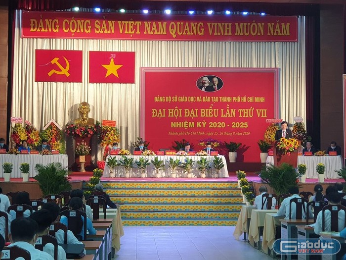 Đại hội Đảng bộ Sở Giáo dục và Đào tạo Thành phố Hồ Chí Minh ngày 26/8 (ảnh: P.L)