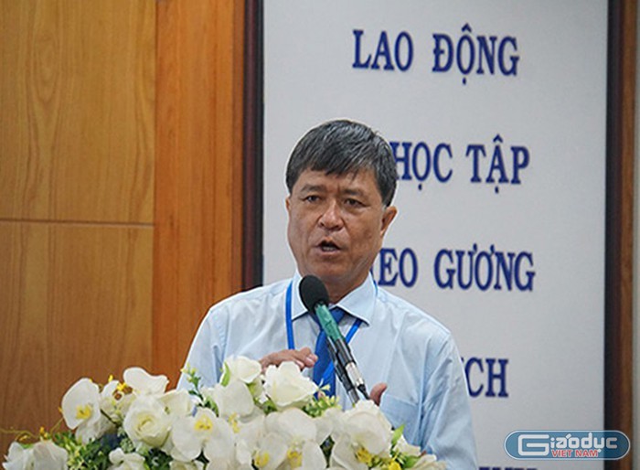 Ông Nguyễn Văn Hiếu, tân Bí thư Đảng ủy Sở Giáo dục Thành phố Hồ Chí Minh (ảnh: P.L)
