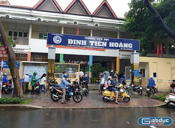 Trường tiểu học Đinh Tiên Hoàng, quận 1, Thành phố Hồ Chí Minh (ảnh: P.L)