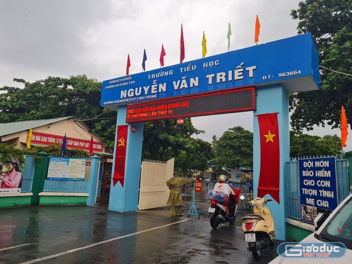 Trường tiểu học Nguyễn Văn Triết, quận Thủ Đức, Thành phố Hồ Chí Minh (ảnh: P.L)