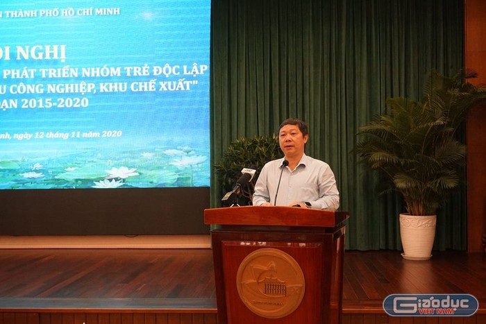 Phó Chủ tịch Ủy ban nhân dân Thành phố Hồ Chí Minh phát biểu chỉ đạo hội nghị (ảnh: CTV)