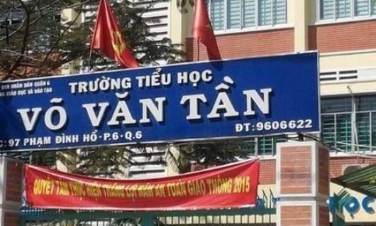 Học sinh trường Võ Văn Tần, quận 6 tiếp tục được nghỉ học trong ngày 2/12 (ảnh: CTV)