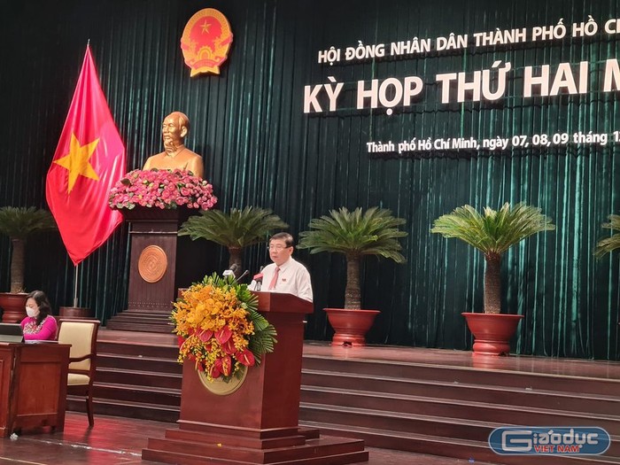 Ông Nguyễn Thành Phong - Chủ tịch Ủy ban nhân dân Thành phố Hồ Chí Minh (ảnh: P.L)