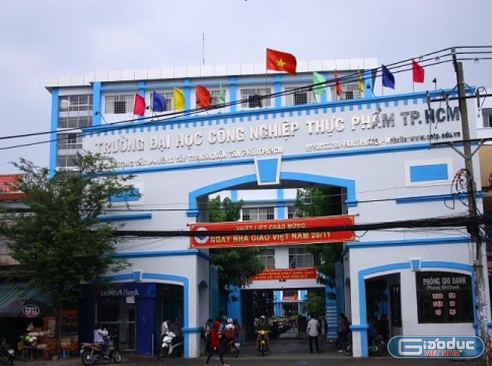 Trường Đại học Công nghiệp thực phẩm Thành phố Hồ Chí Minh (ảnh: CTV)