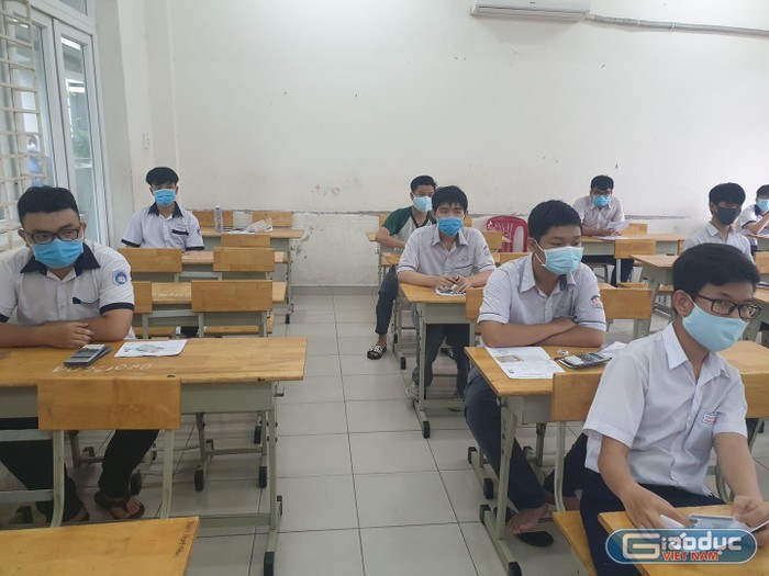 Học sinh Thành phố Hồ Chí Minh tham dự một kỳ thi tốt nghiệp trung học phổ thông (ảnh minh họa: P.L)