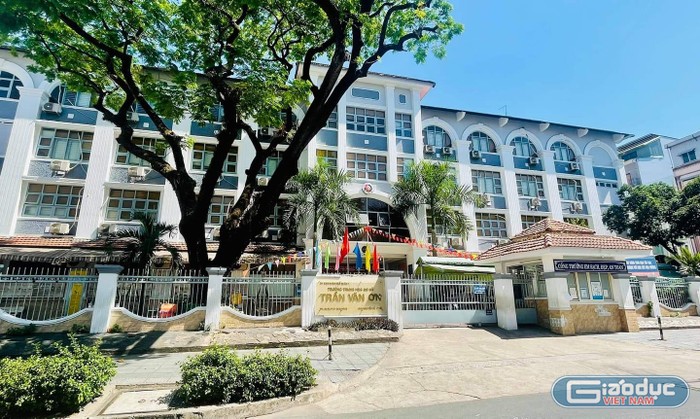 Trường trung học cơ sở Trần Văn Ơn, quận 1, Thành phố Hồ Chí Minh (ảnh minh họa: P.L)