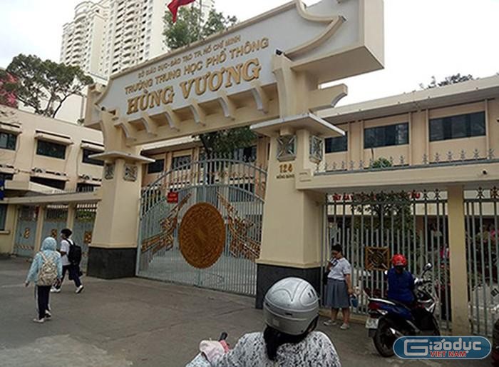 Trường trung học phổ thông Hùng Vương, quận 5, Thành phố Hồ Chí Minh (ảnh minh họa: P.L)