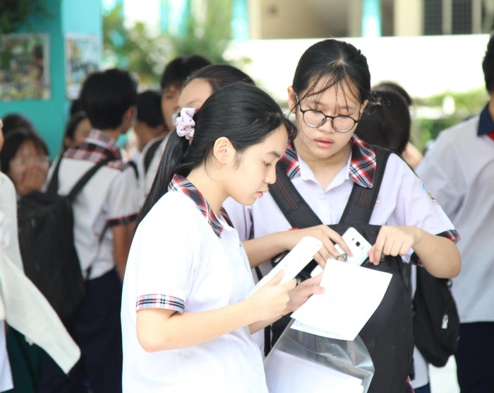 Học sinh Thành phố Hồ Chí Minh tham gia kỳ thi tuyển sinh vào lớp 10 (ảnh minh họa: P.N)